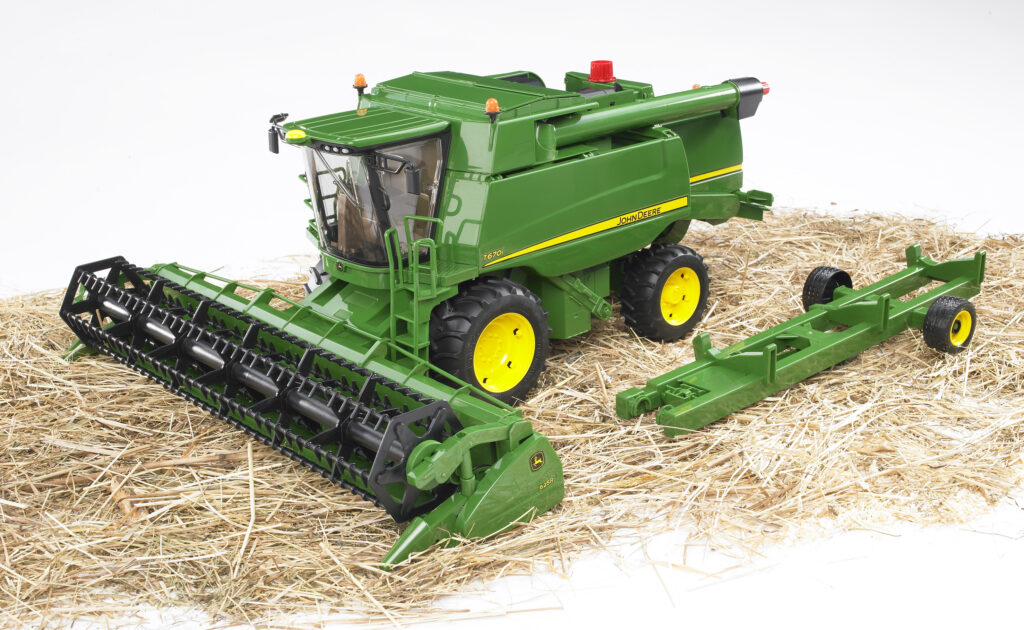 Bruder john deere trakotry a kombajny