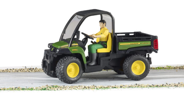 John Deere Gator 855D s řidičem - Bruder 02490 - Obrázek 9