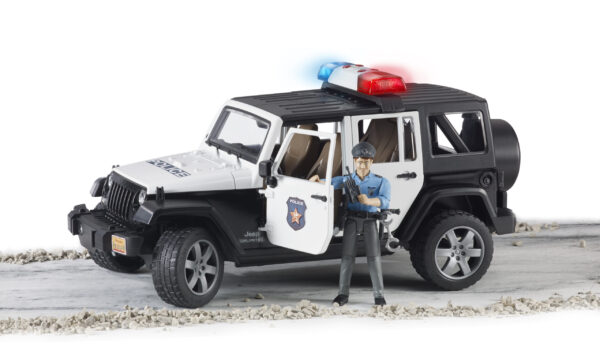 Policejní Jeep Wrangler s policistou - Bruder 02526 - Obrázek 2