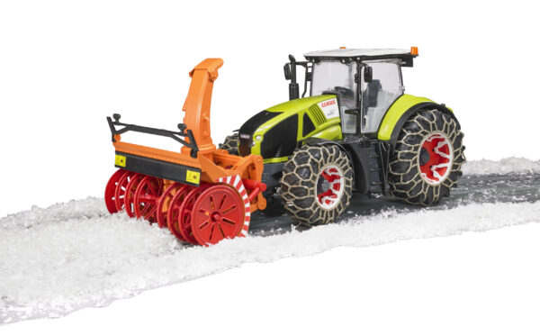 Traktor Claas Axion 950 se sněžnou frézou a řetězy - Bruder 03017 - Obrázek 14