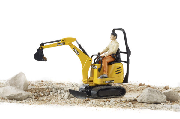 Minibagr JCB s řidičem - Bruder 62002 - Obrázek 4