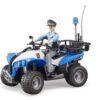 bworld Policejní čtyřkolka s policistou - Bruder 63010