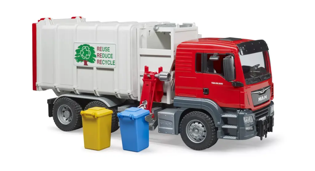 Popelářské auto MAN TGS – Bruder 03761