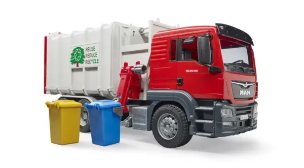 Popelářské auto MAN TGS - Bruder 03761 - Obrázek 3