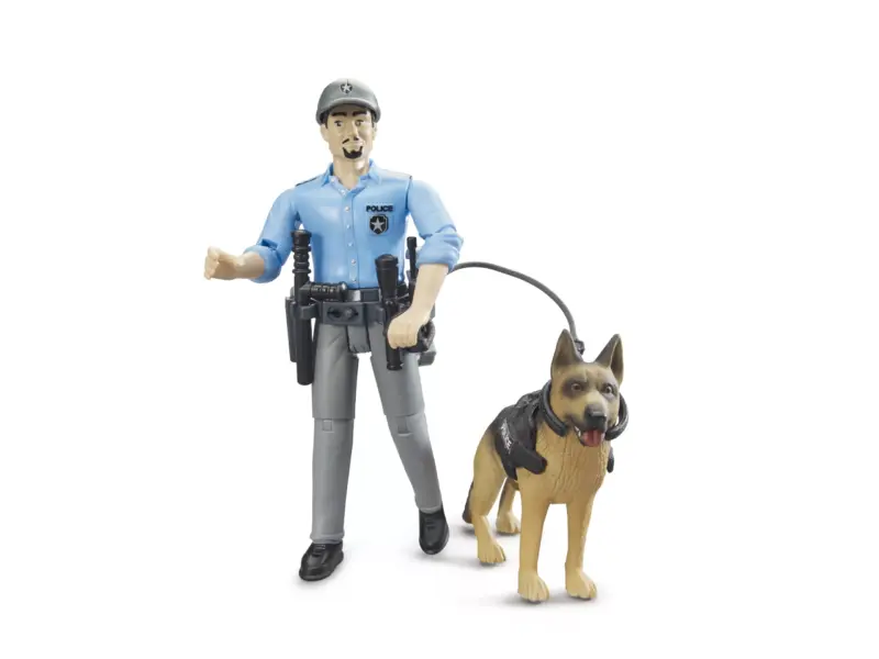 bworld Policista se psem - Bruder 62150 - Obrázek 2