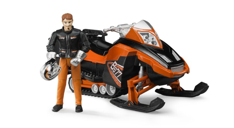 bworld Sněžný skútr s řidičem - Bruder 63101 - Obrázek 4