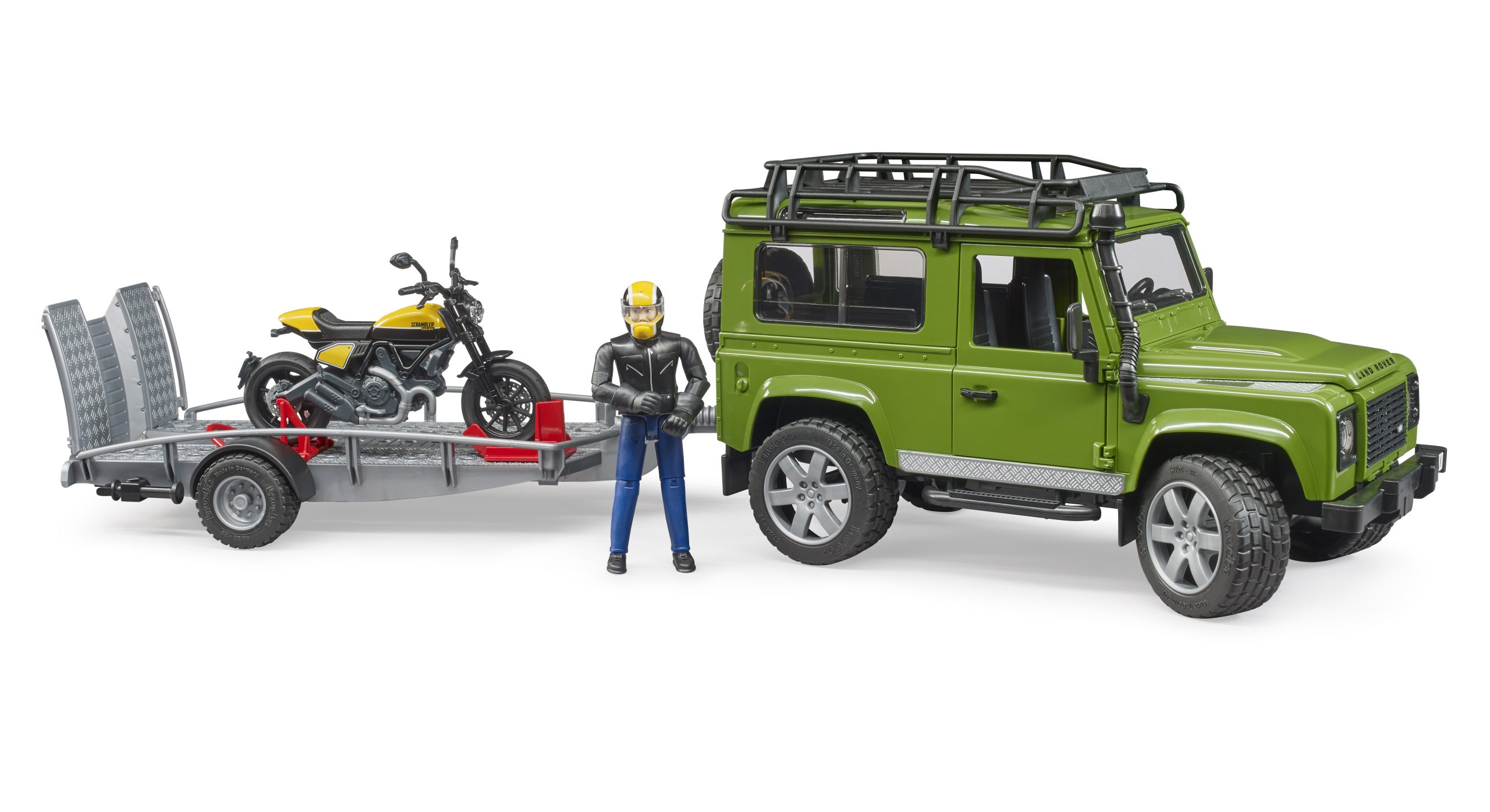 Land Rover Defender s motorkou - Bruder 02589 2 Land Rover Defender s motorkou - Bruder 02589 - Obrázek 2