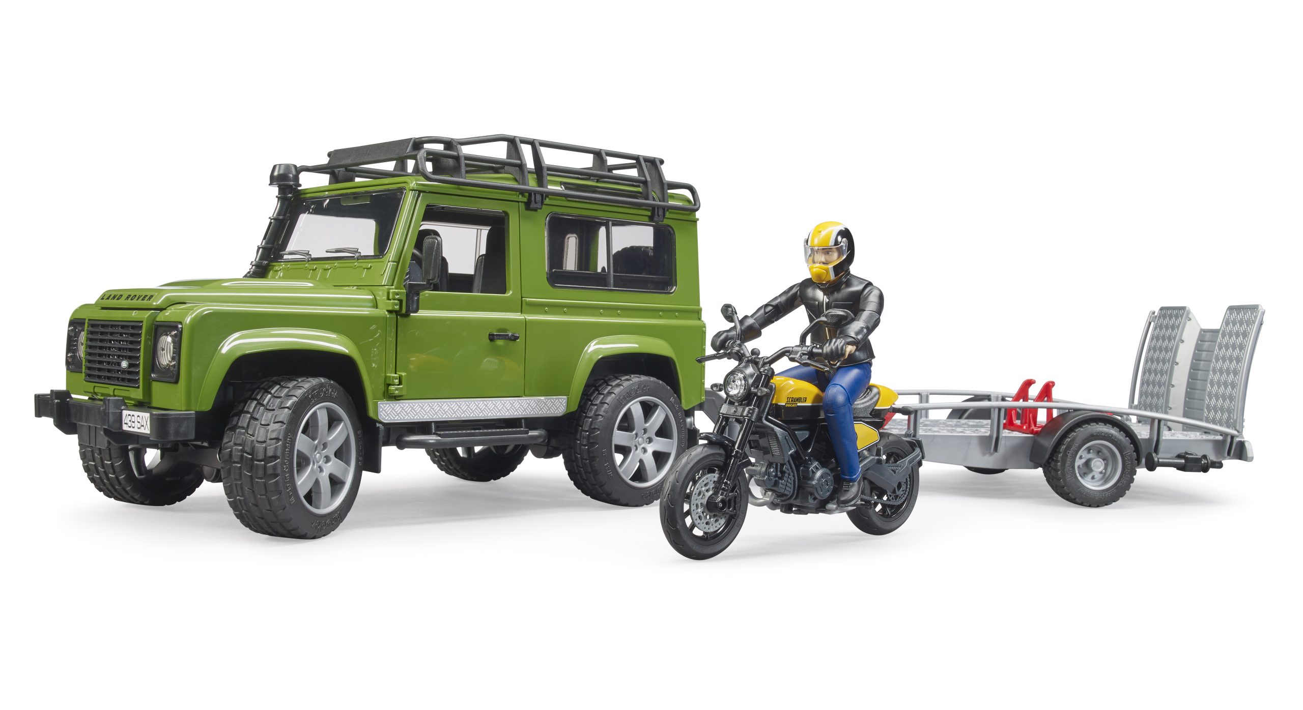 Land Rover Defender s motorkou - Bruder 02589 3 Land Rover Defender s motorkou - Bruder 02589 - Obrázek 3