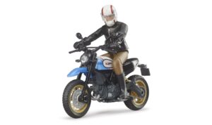 Bruder motorka Ducati Scrambler Desert Sled s řidičem - Bruder 63051
