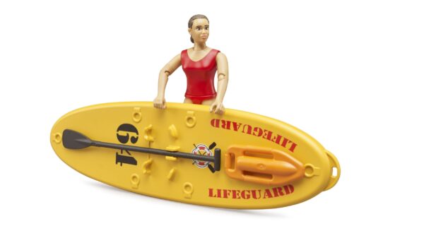 bworld Záchranářka s paddleboardem - Bruder 62785 - Obrázek 2