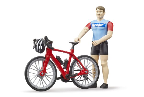 bworld Silniční kolo s cyklistou - Bruder 63110 - Obrázek 2