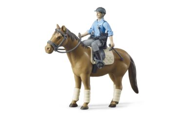 bworld Policista s koněm - Bruder 62507