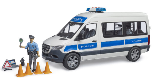 Bruder policie MB Sprinter s policistou - Bruder 02683