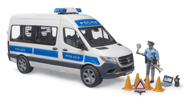 Policejní MB Sprinter s policistou - Bruder 02683 - Obrázek 2