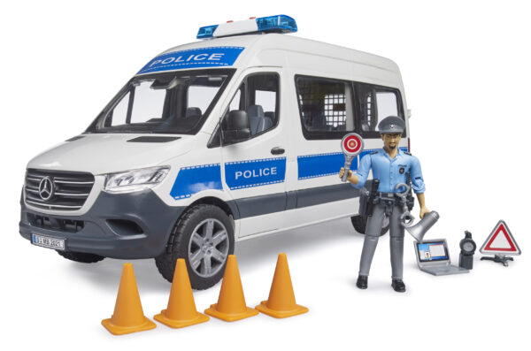 Policejní MB Sprinter s policistou - Bruder 02683 - Obrázek 3