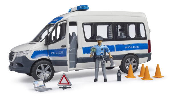 Policejní MB Sprinter s policistou - Bruder 02683 - Obrázek 4