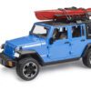 Bruder Jeep Wrangler Rubicon s kajakem a figurkou - Bruder 2529