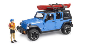Bruder Jeep Wrangler Rubicon s kajakem a figurkou - Bruder 2529