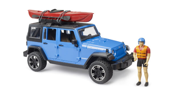 Jeep Wrangler Rubicon s kajakem a figurkou - Bruder 02529 - Obrázek 2