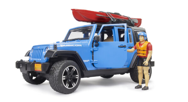 Jeep Wrangler Rubicon s kajakem a figurkou - Bruder 02529 - Obrázek 3