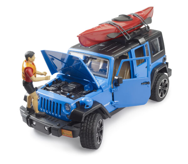 Jeep Wrangler Rubicon s kajakem a figurkou - Bruder 02529 - Obrázek 4