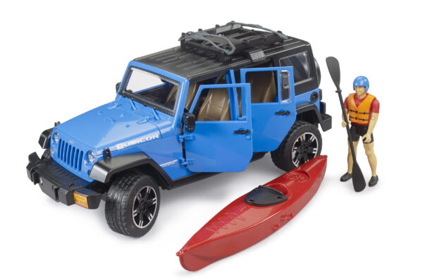 Jeep Wrangler Rubicon s kajakem a figurkou - Bruder 02529 - Obrázek 6