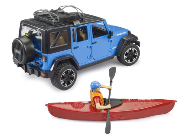 Jeep Wrangler Rubicon s kajakem a figurkou - Bruder 02529 - Obrázek 7