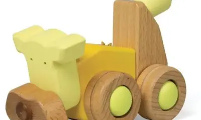 Štěně autíčko - dřevěná stavebnice EQB