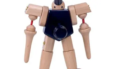 Robot Tibo - dřevěná stavebnice EQB