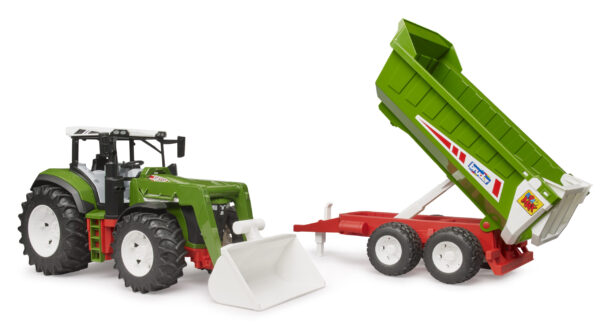 Traktor Roadmax s předním nakladačem a valníkem- Bruder 03452 - Obrázek 4