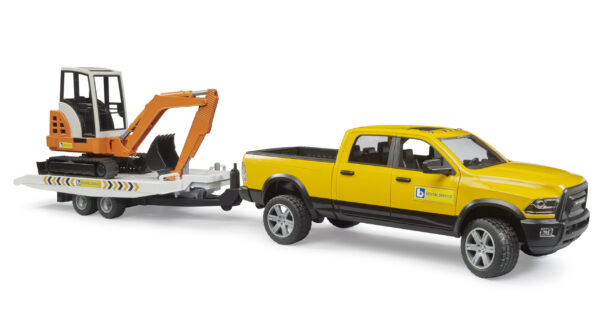 RAM 2500 servisní vůz s minibagrem - Bruder 02546 - Obrázek 2