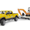 RAM 2500 servisní vůz s minibagrem - Bruder 02546