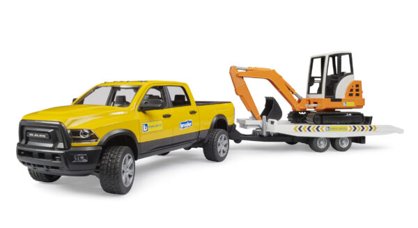 RAM 2500 servisní vůz s minibagrem - Bruder 02546