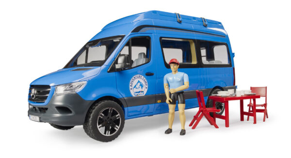 Bruder 02684 Kempingový MB Sprinter s řidičem a příslušenstvím