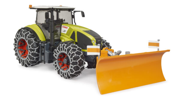Traktor Claas Axion 950 se sněžnou radlicí a řetězy - Bruder 03018 - Obrázek 2