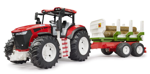 Traktor Roadmax s valníkem se dřevem - Bruder 03453 - Obrázek 3