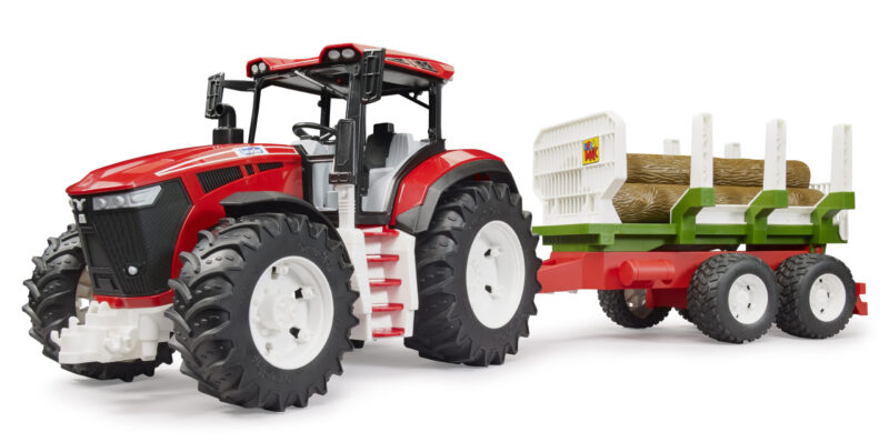 Traktor Roadmax s valníkem se dřevem - Bruder 03453 - Obrázek 3