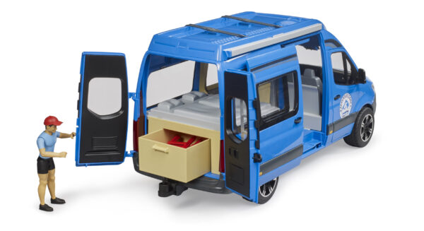 Kempingový MB Sprinter s řidičem a příslušenstvím - Bruder 02684 - Obrázek 5