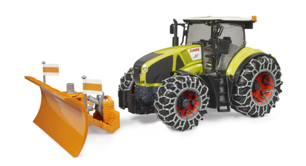 Traktor Claas Axion 950 se sněžnou radlicí a řetězy - Bruder 03018 - Obrázek 3