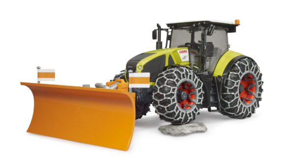 Traktor Claas Axion 950 se sněžnou radlicí a řetězy - Bruder 03018 - Obrázek 4