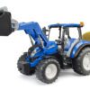 New Holland T5.120 s nakladačem, sklápěcím boxem a vidlemi - Bruder 02187