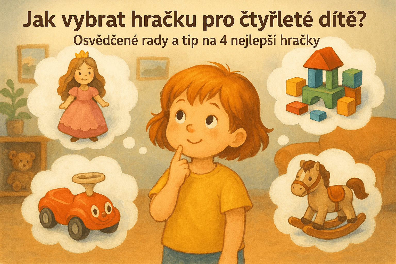 Jak vybrat hračku pro čtyřleté dítě? – Osvědčené rady a tip na 4 nejlepší hračky