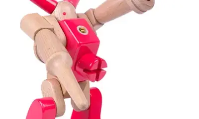 EQB robot Mika dřevěná hračka
