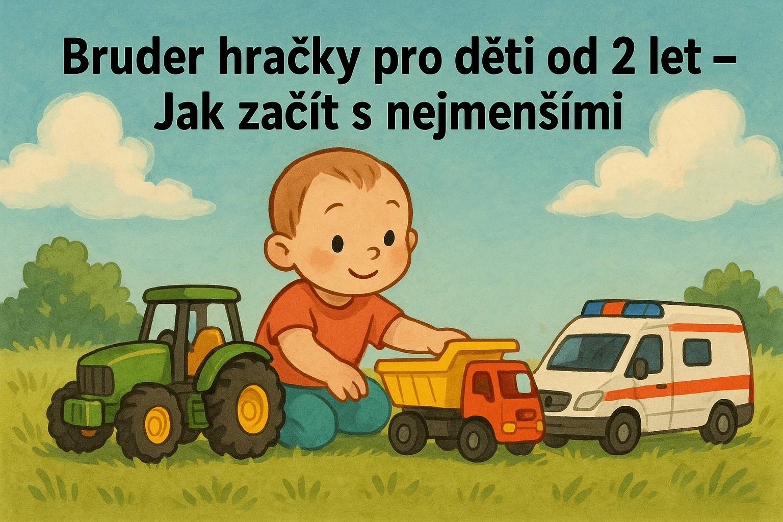 Bruder hračky pro děti od 2 let – první modely a jak začít