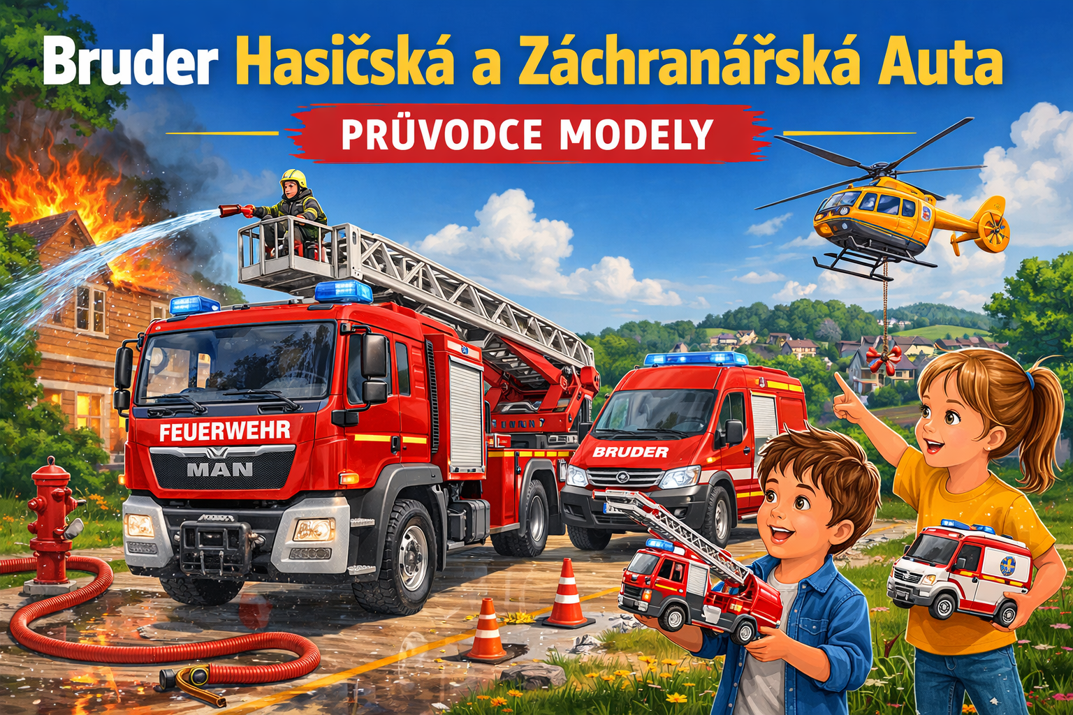 Bruder Hasičská a Záchranářská Auta — Průvodce Modely