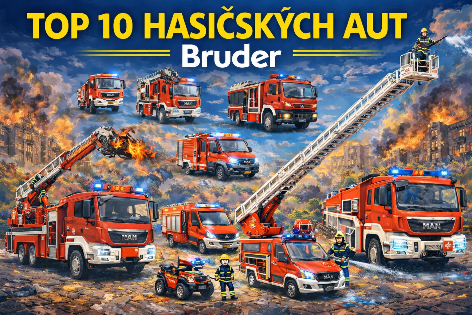 TOP 10 Hasičských Aut Bruder (2026) — Kompletní Ranking
