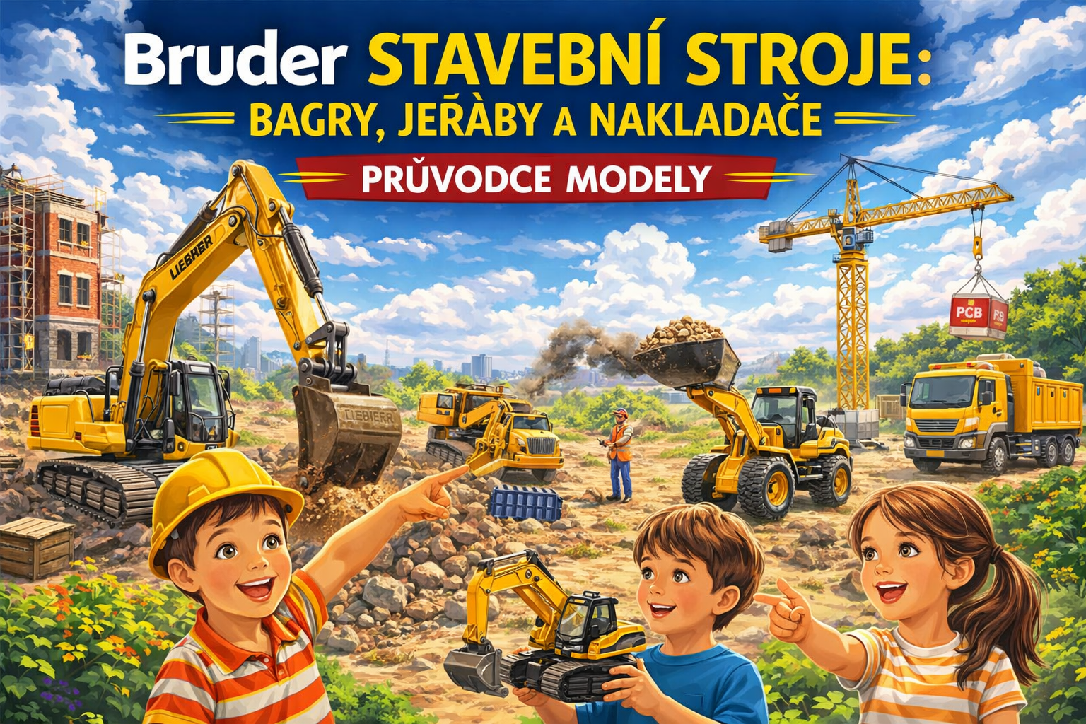 Bruder Stavební Stroje: Bagry, Jeřáby a Nakladače — Průvodce Modely