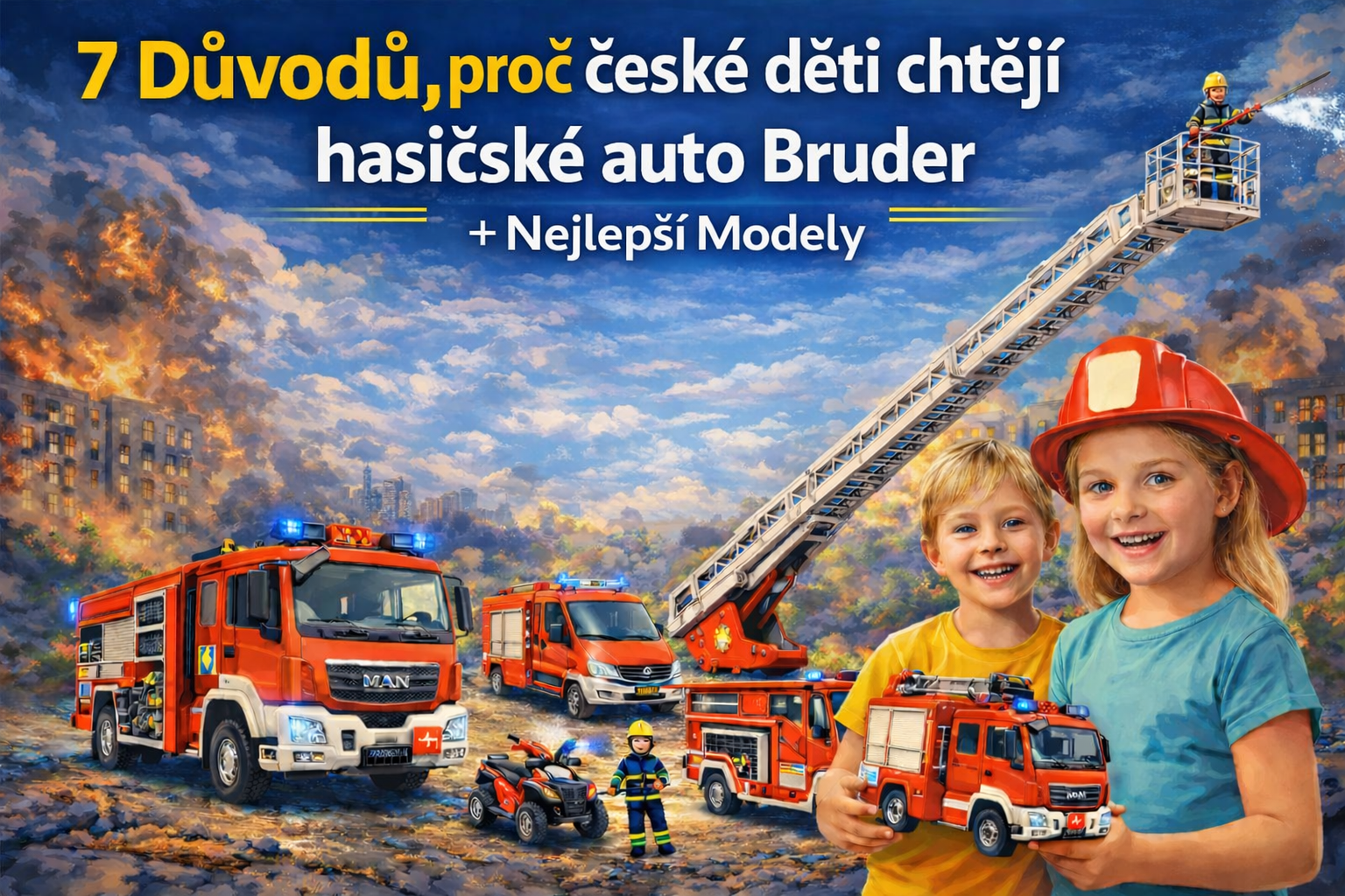 7 Důvodů, proč české děti chtějí hasičské auto Bruder (+ Nejlepší Modely 2026)