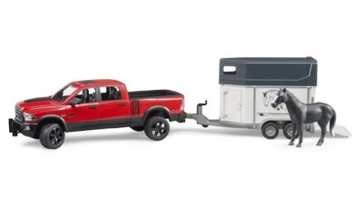RAM 2500 s přívěsem na koně - Bruder 02501