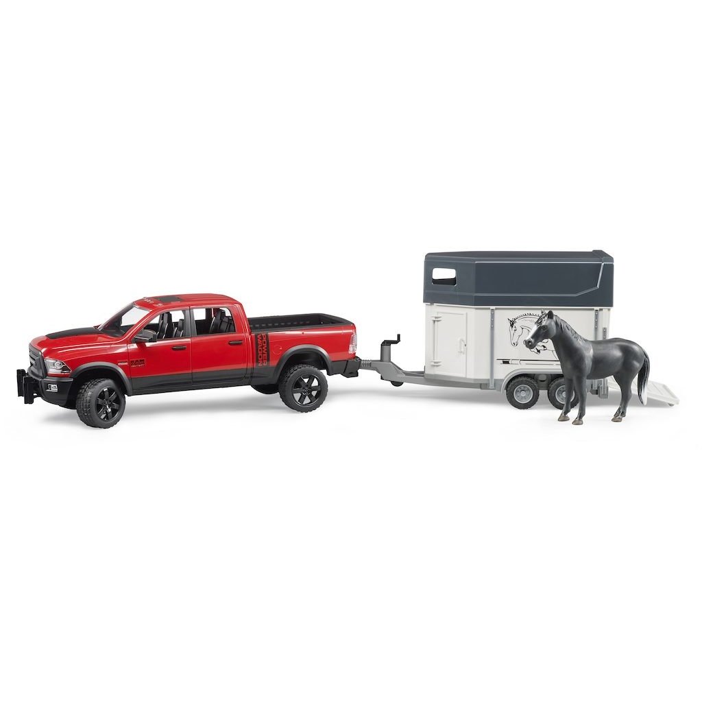 RAM 2500 s přívěsem na koně - Bruder 02501 1 RAM 2500 s přívěsem na koně - Bruder 02501
